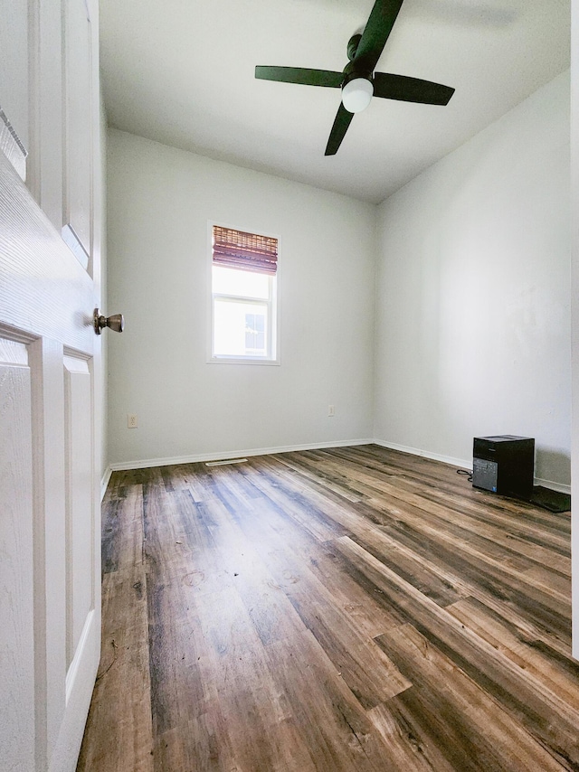 1305 N Main Ave, Springfield, MO 65802 - unfurnished room with wood finished floors and a ceiling fan