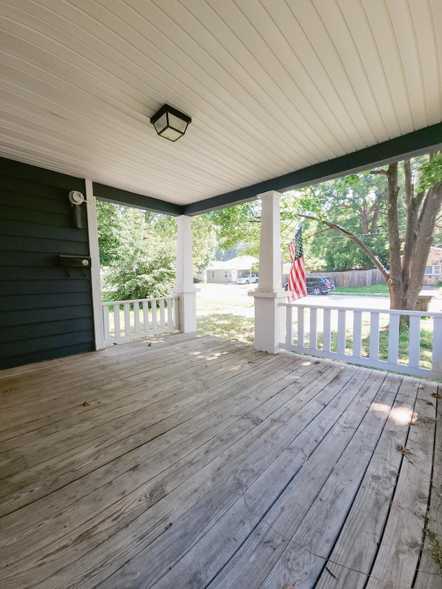 1305 N Main Ave, Springfield, MO 65802 - view of wooden deck