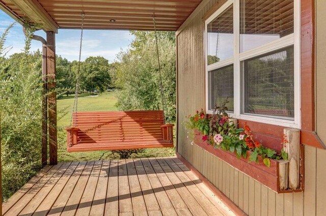 31 Mulberry Ln, Buffalo, MO 65622 - view of wooden terrace