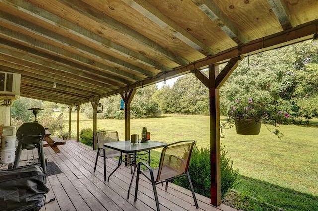 31 Mulberry Ln, Buffalo, MO 65622 - deck featuring a lawn and area for grilling