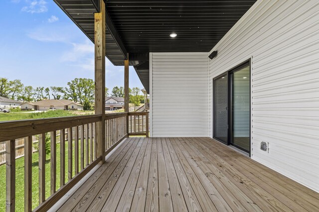 1305 W Ragweed Ct, Ozark, MO 65721 - view of wooden deck