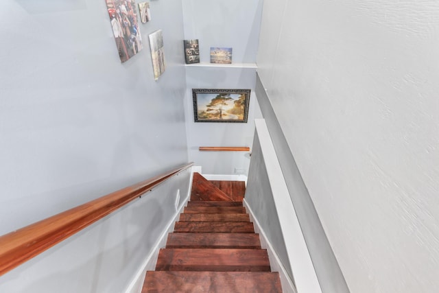241 Sage Rd, Ozark, MO 65721 - stairway with wood finished floors