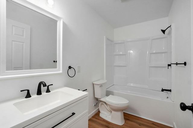 119 E Mill St, Republic, MO 65738 - bathroom with wood finished floors, vanity, and shower / bath combination