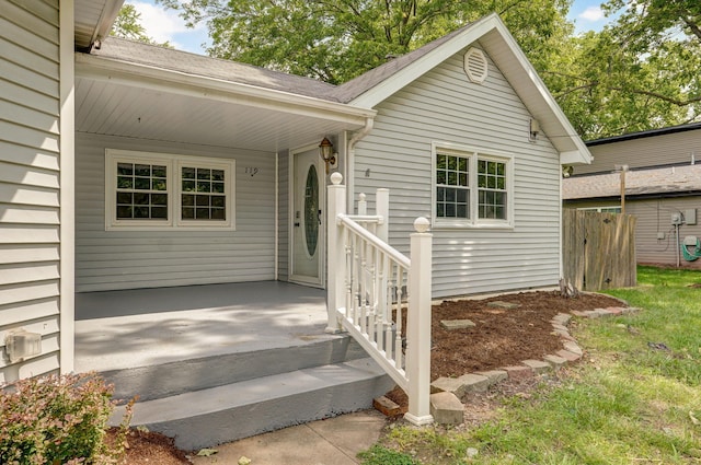 119 E Mill St, Republic, MO 65738 - property entrance featuring a shingled roof
