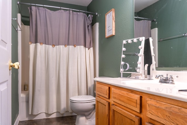 1708 Tiffany St, West Plains, MO 65775 - full bathroom featuring vanity and shower / bath combination with curtain