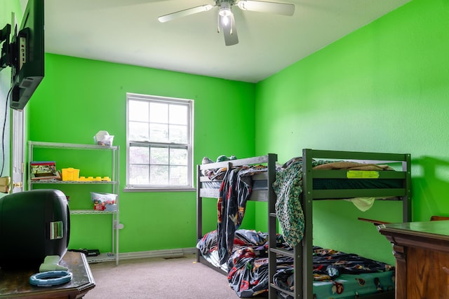 1708 Tiffany St, West Plains, MO 65775 - carpeted bedroom with a ceiling fan and baseboards