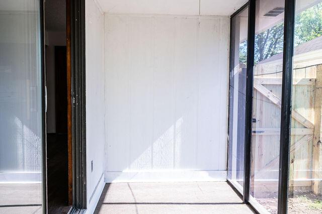 2812 W Maplewood St, Springfield, MO 65807 - view of unfurnished sunroom
