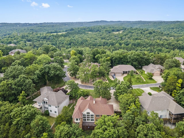 1007 Silvercrest Pl, Reeds Spring, MO 65737 - aerial perspective of suburban area with a forest