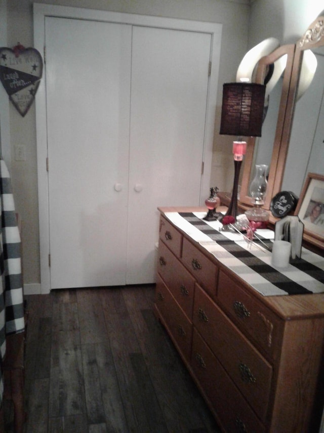 701 Spears Ave, Crane, MO 65633 - bathroom featuring wood-type flooring and vanity