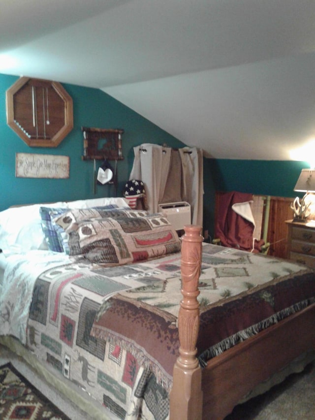701 Spears Ave, Crane, MO 65633 - bedroom featuring lofted ceiling and carpet