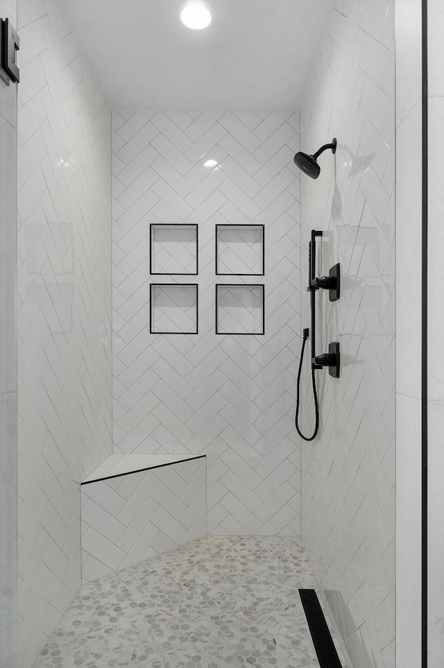 2124 N Silver Charm Ave, Springfield, MO 65802 - bathroom with a tile shower