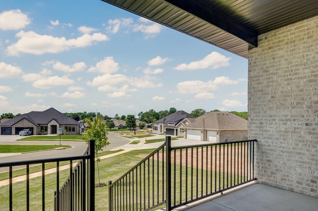 2124 N Silver Charm Ave, Springfield, MO 65802 - balcony with a residential view