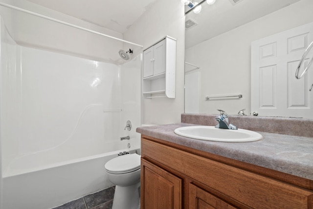 280 Quail Run Rd, Branson, MO 65616 - bathroom featuring vanity,  shower combination, and tile patterned flooring