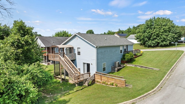 280 Quail Run Rd, Branson, MO 65616 - view of side of property with a deck and stairs