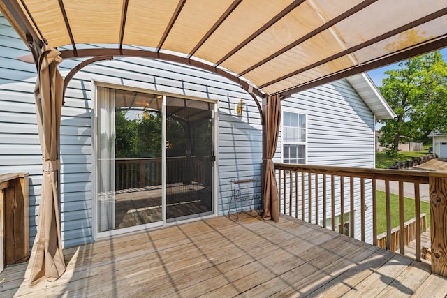 280 Quail Run Rd, Branson, MO 65616 - wooden deck featuring a pergola