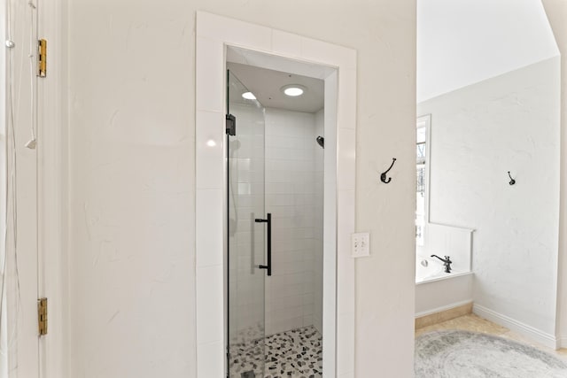6420 E Turner Springs Rd, Springfield, MO 65809 - full bathroom with a stall shower and a bath