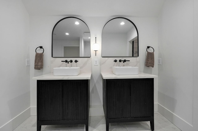 12451 State Highway 174, Billings, MO 65610 - full bathroom with two vanities and recessed lighting