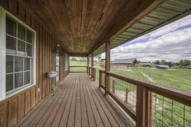 12132 W Farm Road 18, Walnut Grove, MO 65770 - deck featuring a yard