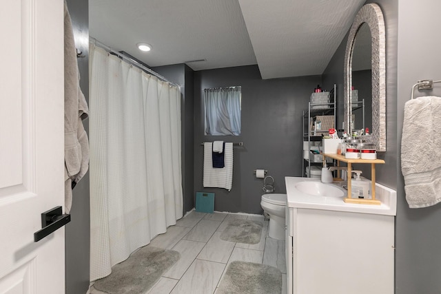 2225 N Plainview Ave, Springfield, MO 65803 - bathroom with vanity and curtained shower