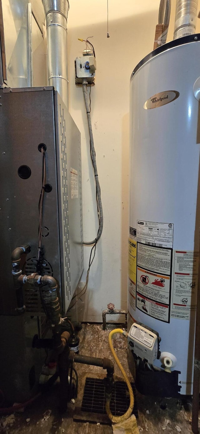 2782 W Swan St, Springfield, MO 65807 - utility room featuring water heater