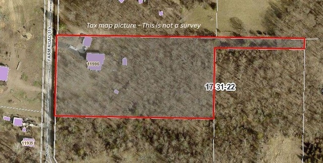 11996 N Farm Rd Unit 119, Brighton, MO 65617 - aerial overview of property's location featuring property parcel outlined