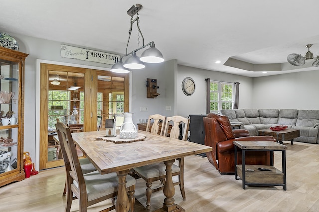 11996 N Farm Rd Unit 119, Brighton, MO 65617 - dining area with light wood-style floors and recessed lighting