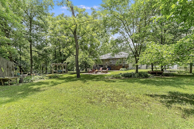 11996 N Farm Rd Unit 119, Brighton, MO 65617 - view of grassy yard featuring a patio area