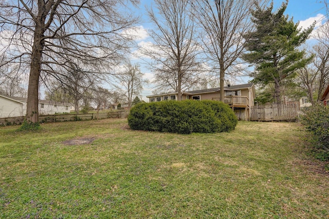 901 S 5th St, Ozark, MO 65721 - view of yard featuring a deck