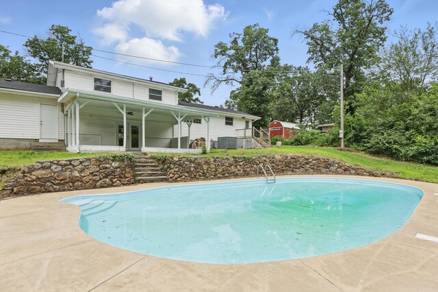 14289 Bethel Rd, Seneca, MO 64865 - swimming pool with stairway