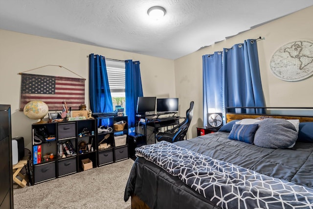 720 E Burford St, Marshfield, MO 65706 - carpeted bedroom with a textured ceiling