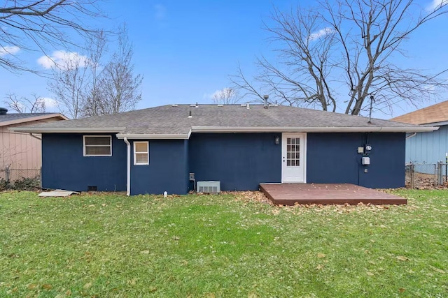 2436 S National Ave, Springfield, MO 65804 - back of property with stucco siding and a shingled roof