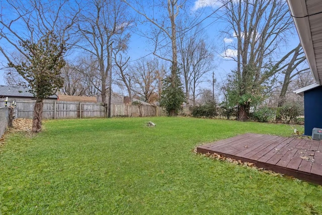 2436 S National Ave, Springfield, MO 65804 - fenced backyard featuring a deck