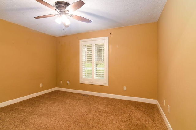 147 River Bluff Dr, Branson, MO 65616 - carpeted empty room with a ceiling fan and a textured ceiling