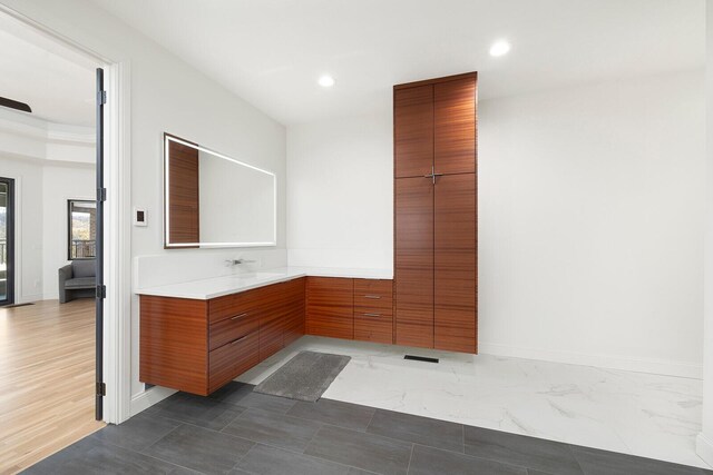 621 S Woodhaven Rd, Nixa, MO 65714 - bathroom with vanity and recessed lighting