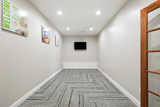 621 S Woodhaven Rd, Nixa, MO 65714 - hallway featuring recessed lighting and baseboards