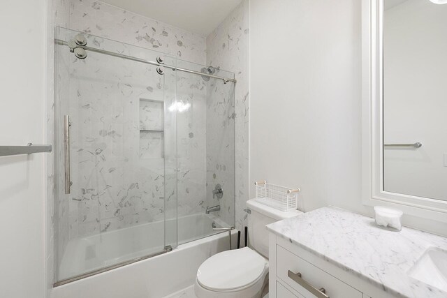 621 S Woodhaven Rd, Nixa, MO 65714 - bathroom featuring vanity and shower / bath combination with glass door