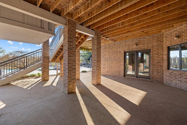 621 S Woodhaven Rd, Nixa, MO 65714 - view of patio / terrace featuring stairs