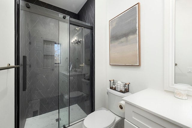 621 S Woodhaven Rd, Nixa, MO 65714 - bathroom with vanity and a shower stall
