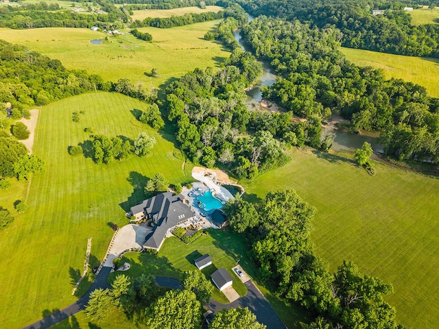 621 S Woodhaven Rd, Nixa, MO 65714 - aerial view of sparsely populated area with a pool