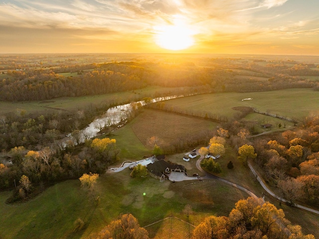 621 S Woodhaven Rd, Nixa, MO 65714 - aerial overview of property's location featuring rural landscape
