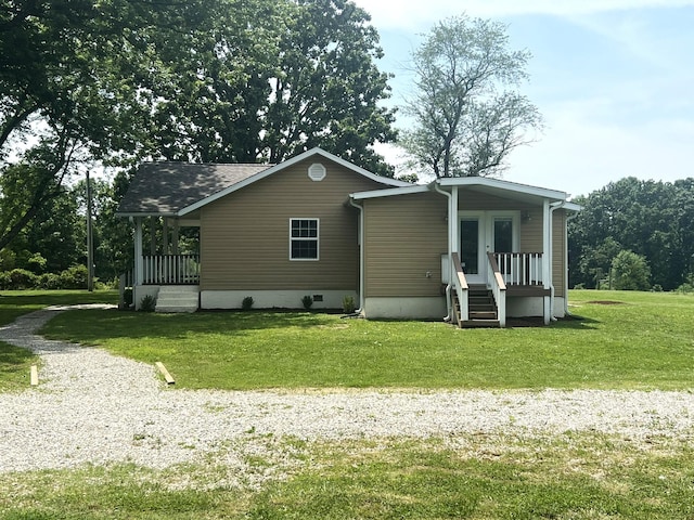 2191 County Road 2790, Mountain View, MO 65548 - view of front of property with a front lawn and covered porch