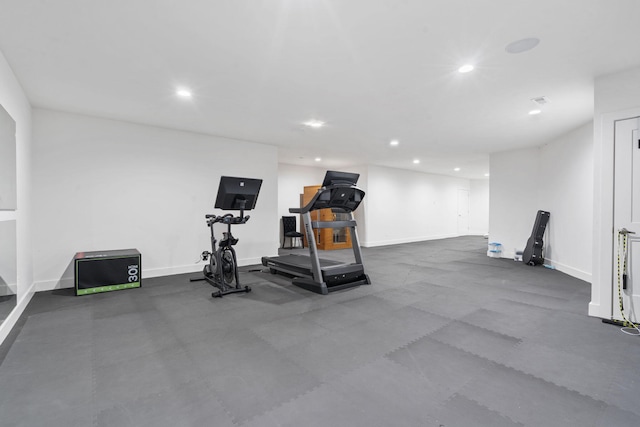 5817 E Summit View Dr, Springfield, MO 65809 - exercise room with recessed lighting