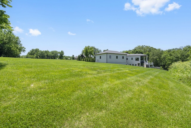 5817 E Summit View Dr, Springfield, MO 65809 - view of green lawn featuring a view of countryside