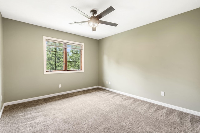 903 E Elizabeth St, Republic, MO 65738 - unfurnished room with ceiling fan and carpet floors