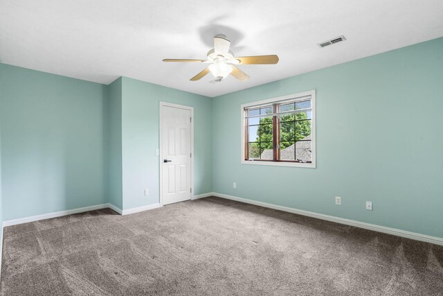 903 E Elizabeth St, Republic, MO 65738 - empty room featuring carpet flooring and ceiling fan