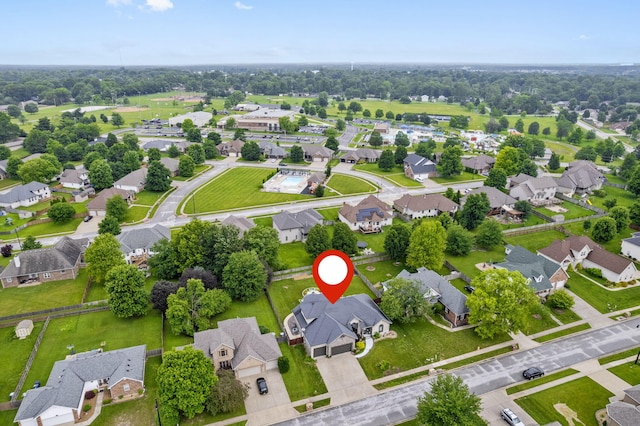903 E Elizabeth St, Republic, MO 65738 - aerial perspective of suburban area