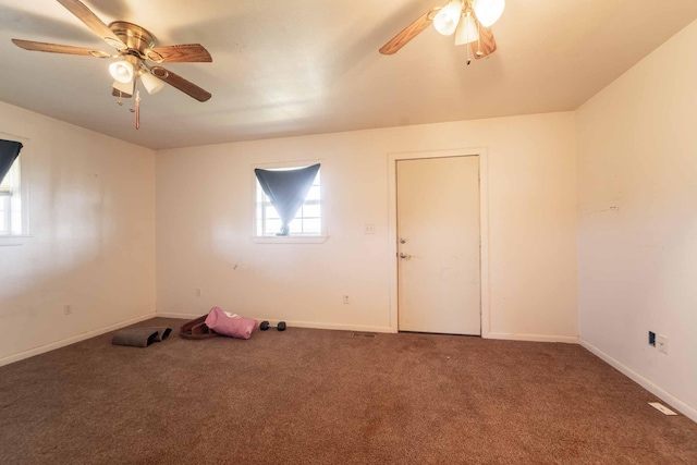 15608 Lawrence Unit 2007, Miller, MO 65707 - spare room with ceiling fan and carpet flooring