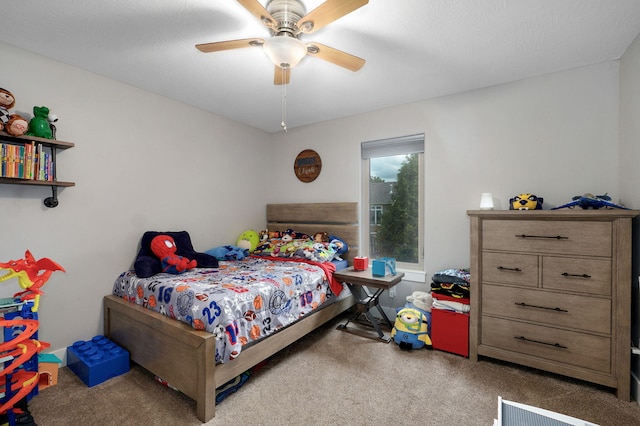 926 E Downshire Dr, Nixa, MO 65714 - carpeted bedroom featuring a ceiling fan