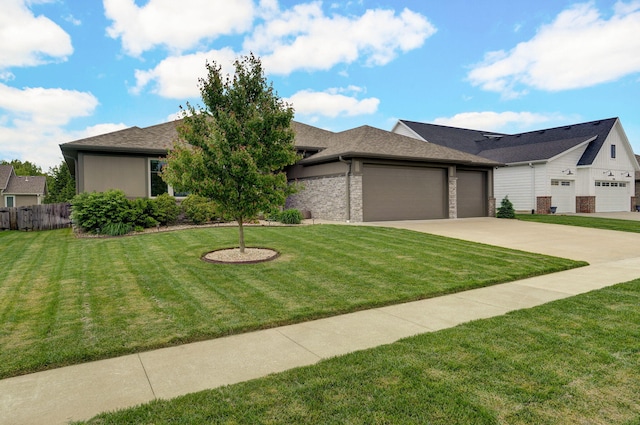 926 E Downshire Dr, Nixa, MO 65714 - view of front of property featuring an attached garage, concrete driveway, brick siding, and a shingled roof