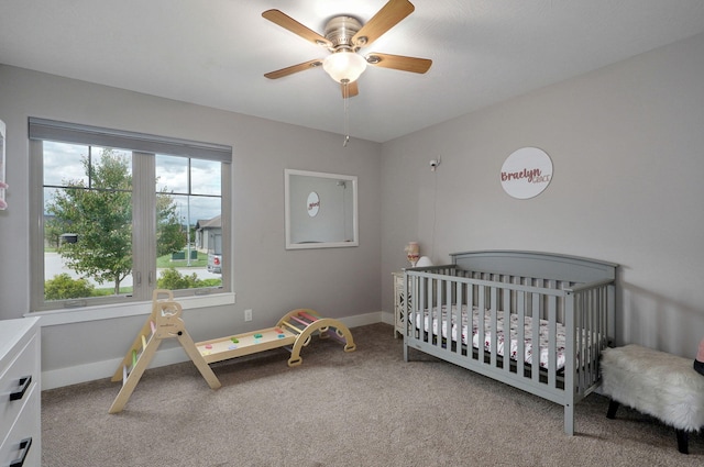 926 E Downshire Dr, Nixa, MO 65714 - carpeted bedroom featuring baseboards and ceiling fan